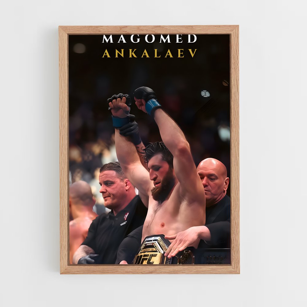 Poster Champion Inflexible – affiche MMA (vue 4)